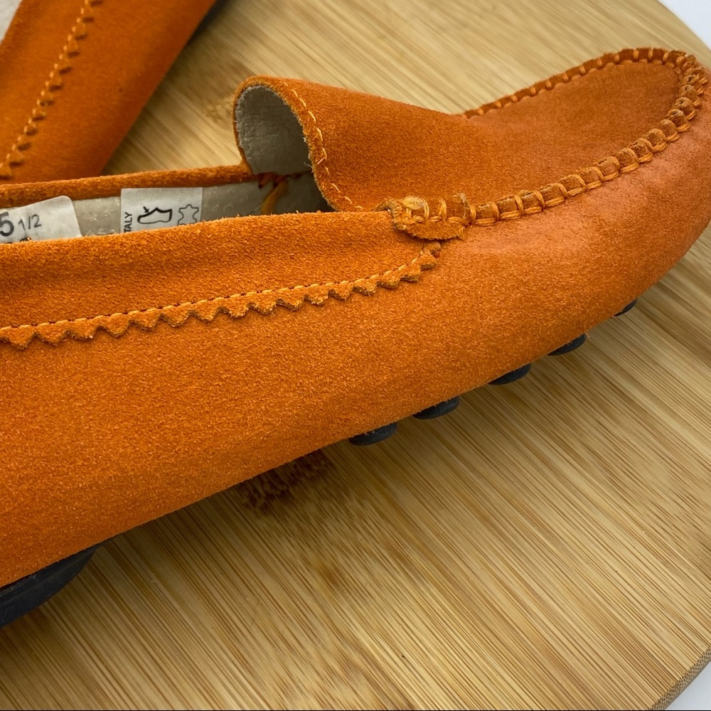 French Sole FS/NY || Carrot Moccasins; Size 5 1/2 - Picture 6 of 17